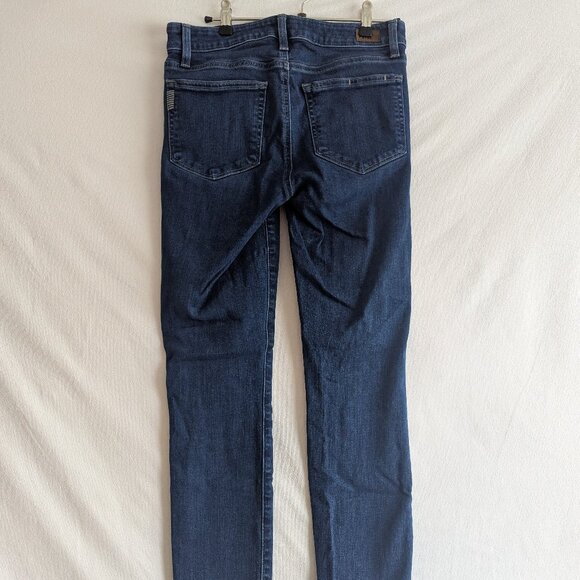 Paige Skyline Ankle jeans, skinny, dark wash, size 29 - Picture 2 of 5